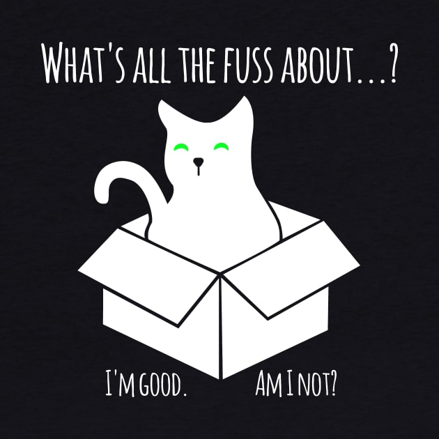 What came first, the cat or the box? by Qwerdenker Music Merch